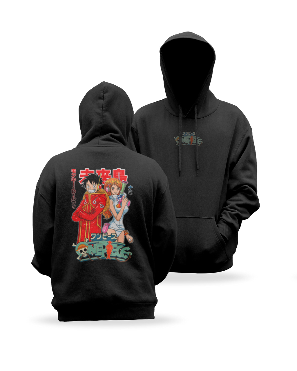 One Piece - Luffy x Nami - Polera