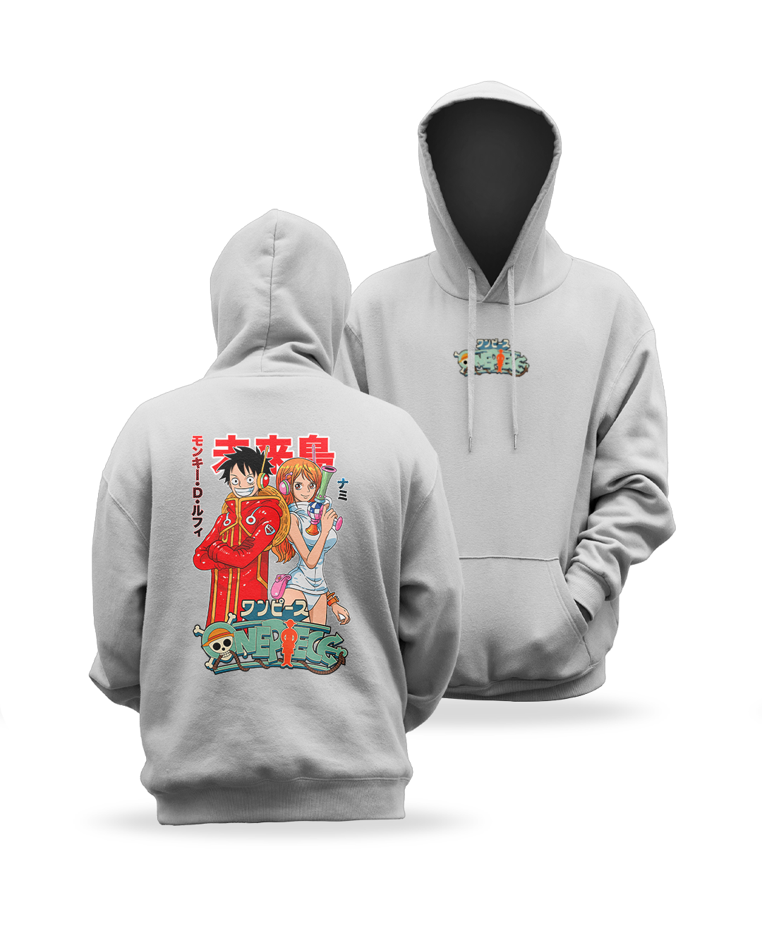 One Piece - Luffy x Nami - Polera