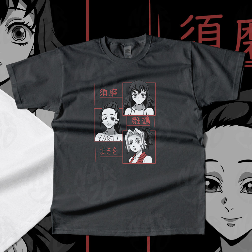 Kimetsu No Yaiba - Hinatsuru, Makio y Suma