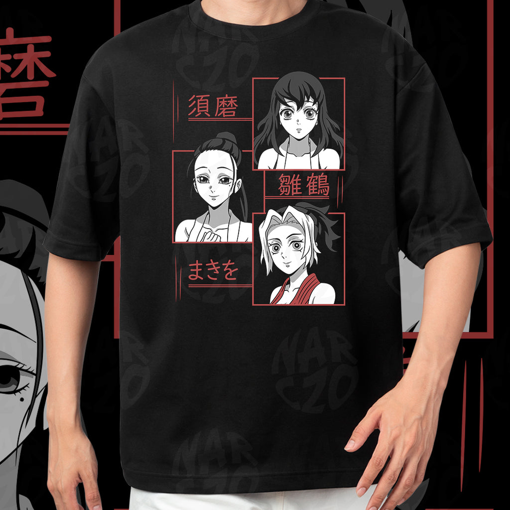 Kimetsu No Yaiba - Hinatsuru, Makio y Suma